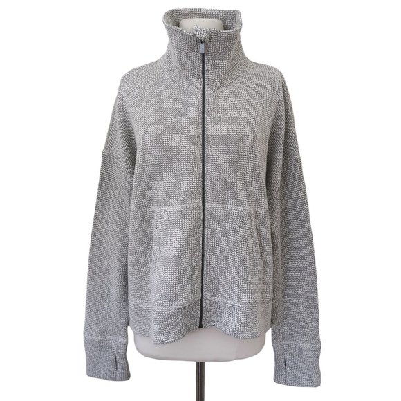 Sweaty Betty Jackets & Blazers - SWEATY BETTY Restful Boucle Zip Through Jacket